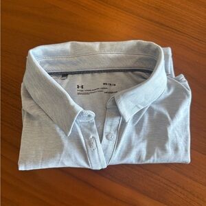 Under Armour Light Gray Polo Shirt